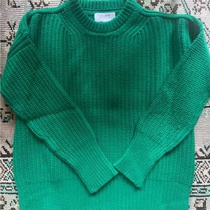 La Ligne Toujours Wool Cashmere Green Sweater
